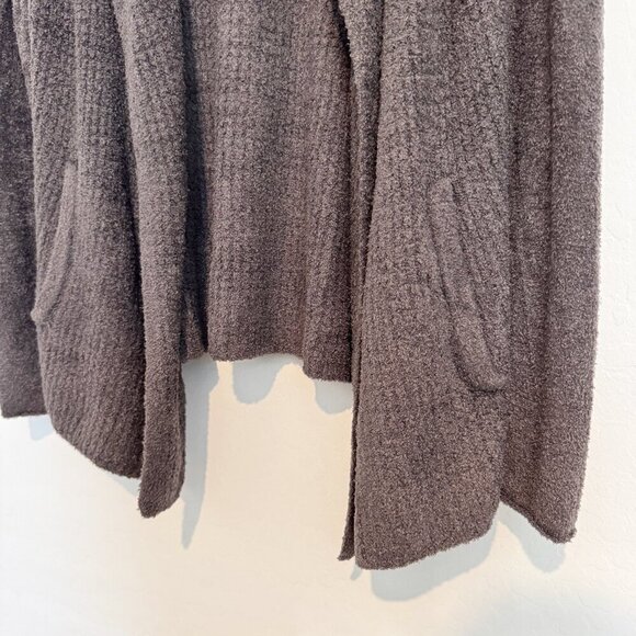 Barefoot Dreams Coastal Cardigan Cozy Open Front Knit Sweater Top Casual Medium - Picture 3 of 8
